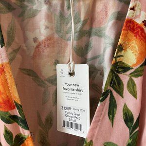 Marine Layer Camila Dress in Orange Print Size Small